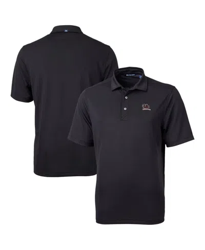 Cutter & Buck Men's South Carolina Gamecocks Vault Drytec Virtue Eco Pique Polo In Black