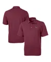 Cutter & Buck Men's South Carolina Gamecocks Vault Drytec Virtue Eco Pique Polo In Garnet