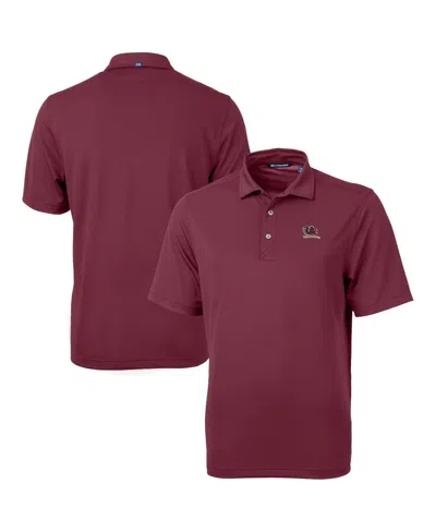 Cutter & Buck Men's South Carolina Gamecocks Vault Drytec Virtue Eco Pique Polo In Garnet