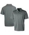 Cutter & Buck Men's Steel Detroit Lions Prospect Textured Stretch Polo In Steel