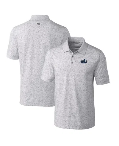Cutter & Buck Men's Steel Old Dominion Monarchs Advantage Space Dye Tri-blend Polo