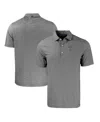 Cutter & Buck Men's Texas Tech Red Raiders Forge Eco Double Stripe Stretch Polo In Black,white