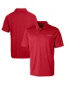 Cutter & Buck Men's The Players Drytec Prospect Textured Stretch Polo In Red