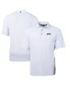Cutter & Buck Men's Ucf Knights Citronaut Virtue Eco Pique Tile Print Polo In White