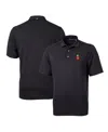 Cutter & Buck Men's Ucf Knights Team Logo Virtue Eco Pique Polo In Black