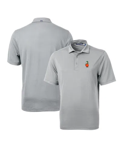 Cutter & Buck Men's Ucf Knights Team Logo Virtue Eco Pique Polo In Gray