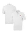 Cutter & Buck Men's White Texas Longhorns Vault Drytec Virtue Eco Pique Polo In White