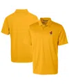 Cutter & Buck Men's Yellow Memphis Redbirds Prospect Textured Stretch Polo In Yellow