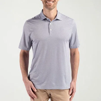 Cutter & Buck Mens Regular Fit Short Sleeve Polo Shirt In Silver