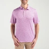 Cutter & Buck Mens Regular Fit Short Sleeve Polo Shirt In Purple