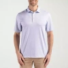 Cutter & Buck Mens Regular Fit Short Sleeve Polo Shirt In Purple