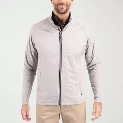 Cutter & Buck Mens Water Resistant Lightweight Softshell Jacket In Multi