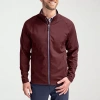Cutter & Buck Mens Water Resistant Lightweight Softshell Jacket In Burgundy