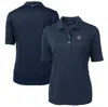 CUTTER & BUCK CUTTER & BUCK  NAVY CHICAGO CUBS DRYTEC VIRTUE ECO PIQUE RECYCLED POLO