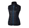 Cutter & Buck Navy Emory Eagles Eco Full-zip Puffer Vest In Navy