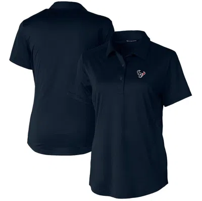 Cutter & Buck Navy Houston Texans Prospect Textured Stretch Polo In Blue