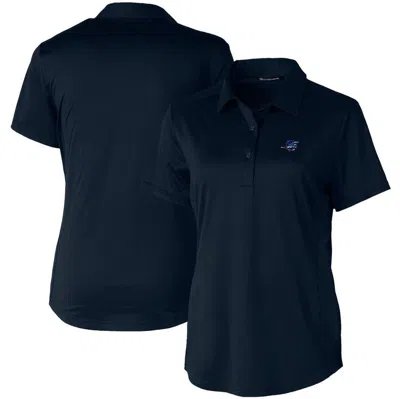 Cutter & Buck Navy Miami Dolphins Americana Prospect Textured Stretch Polo