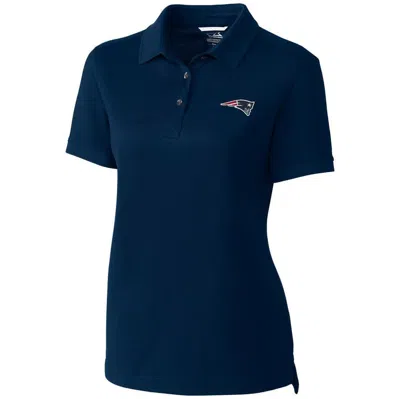 Cutter & Buck Navy New England Patriots Advantage Polo In Blue