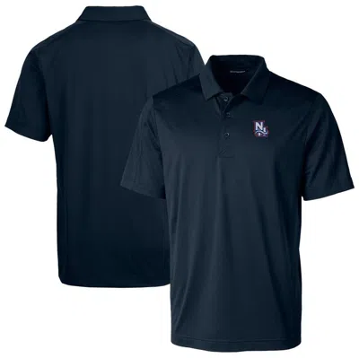 Cutter & Buck Navy New Hampshire Fisher Cats Big & Tall Prospect Textured Stretch Polo