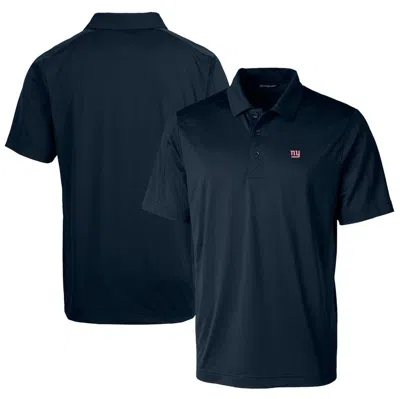 Cutter & Buck Navy New York Giants Prospect Textured Stretch Big & Tall Polo In Black