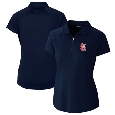 Cutter & Buck Navy St. Louis Cardinals Drytec Forge Stretch Polo