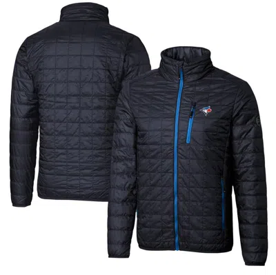 Cutter & Buck Navy Toronto Blue Jays Rainier Eco Insulated Full-zip Puffer Jacket