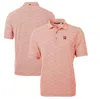CUTTER & BUCK CUTTER & BUCK ORANGE TAMPA BAY BUCCANEERS THROWBACK LOGO VIRTUE ECO-PIQUE BOTANICAL RECYCLED POLO