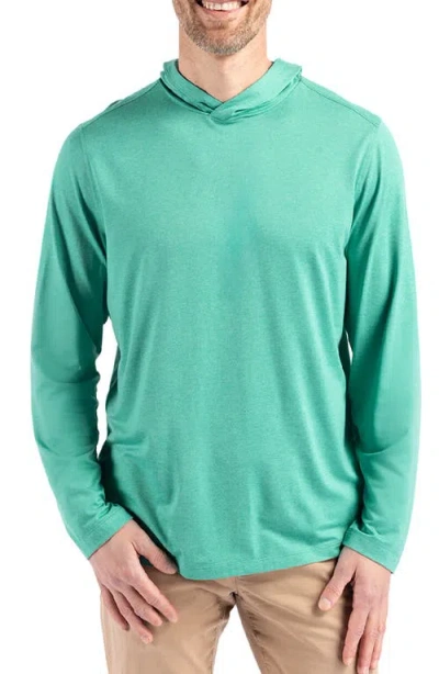 Cutter & Buck Coastline Epic Comfort Hoodie In Kelly Green