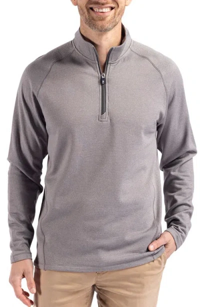 Cutter & Buck Peshastin Fleece Full Zip Jacket In Elemental Grey Heather