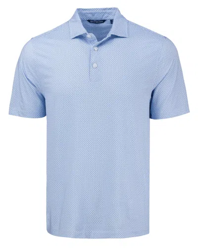 Cutter & Buck Pike Eco Diamond Dot Print Recycled Mens Polo In Multi