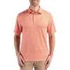 Cutter & Buck Pike Flora Print Polo In College Orange