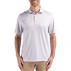 Cutter & Buck Pike Diamond Dot Print Polo In Polished