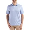 Cutter & Buck Pike Diamond Dot Print Polo In Tour Blue