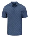 Cutter & Buck Pike Eco Pebble Print Stretch Recycled Mens Polo