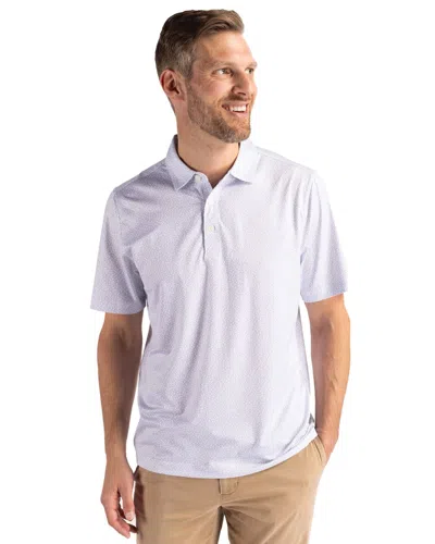 Cutter & Buck Pike Eco Pebble Print Stretch Recycled Mens Polo In Multi