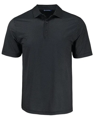 CUTTER & BUCK PIKE ECO SHADOW CHECK PRINT RECYCLED MENS BIG & TALL POLO