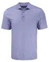 Cutter & Buck Pike Eco Shadow Check Print Recycled Mens Polo
