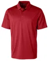 Cutter & Buck Prospect Textured Stretch Mens Short Sleeve Polo Shirt