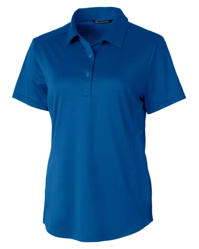 Cutter & Buck Prospect Textured Stretch Womens Short Sleeve Polo Shirt