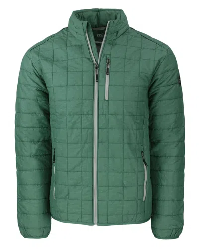 Cutter & Buck Rainier Primaloft Mens Eco Insulated Full Zip Puffer Jacket In Multi
