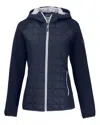 Cutter & Buck Rainier Primaloft Womens Eco Full Zip Hybrid Jacket