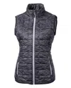 Cutter & Buck Rainier Primaloft Womens Eco Insulated Full Zip Printed Puffer Vest