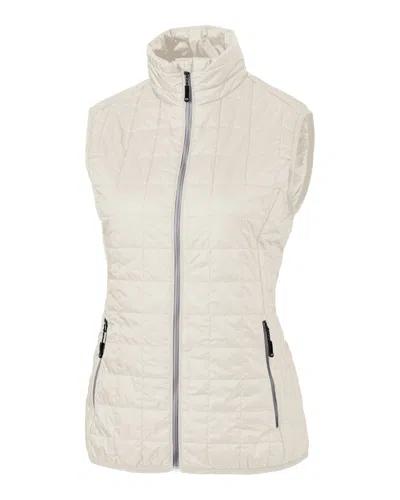 Cutter & Buck Rainier Primaloft Womens Eco Insulated Full Zip Puffer Vest