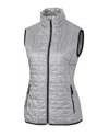 Cutter & Buck Rainier Primaloft Womens Eco Insulated Full Zip Puffer Vest