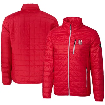 Cutter & Buck Red Birmingham Barons Rainier Primaloft Eco Insulated Full-zip Puffer Jacket