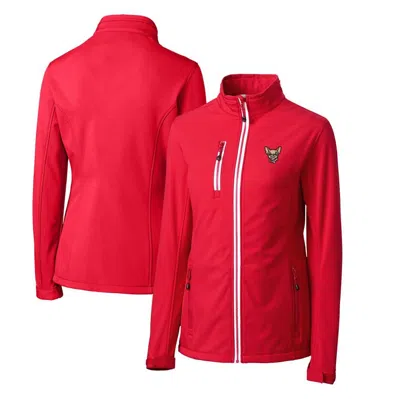 Cutter & Buck Red El Paso Chihuahuas Clique Telemark Eco Stretch Softshell Full-zip Jacket
