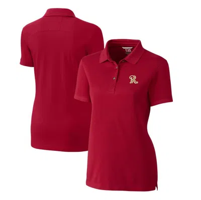 Cutter & Buck Red Frisco Roughriders Advantage Tri-blend Pique Polo