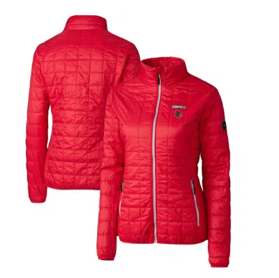 Cutter & Buck Red Louisville Cardinals Rainier Eco Insulated Puffer Full-zip Jacket