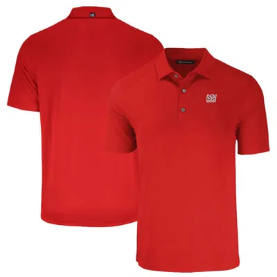 Cutter & Buck Red New York Giants Throwback Forge Eco Stretch Recycled Polo