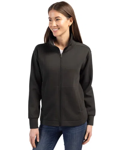 Cutter & Buck Roam Eco Full Zip Recycled Womens Jacket In Black
